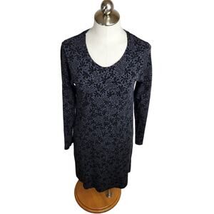 Gudrun‎ Sjoden Modal Organic Cotton Printed Long Sleeve Dress Women's Small